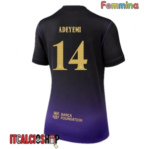 Barcelona Karim Adeyemi #14 Seconda Maglia Femmina 2026-27 Manica Corta